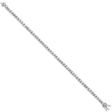 Silver CZ Tennis Bracelet