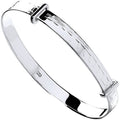 Silver D/c Expandable Baby Bangle 2.8g