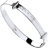 Silver D/c Expandable Baby Bangle 2.8g
