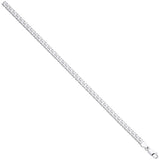 Silver Double Curb 6mm Chain