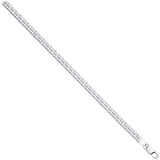Silver Double Curb 7mm Chain