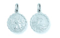 Silver Double Sided Fancy St Christopher Pendant 2.3g