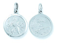 Silver Double Sided St Christopher Pendant 3.2g
