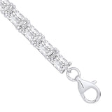Silver Emerald Cut CZ Tennis Bracelet
