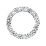 Silver Eternity CZ Pendant 3.3g