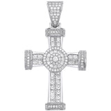 Silver Fancy CZ Cross 9g (£125)