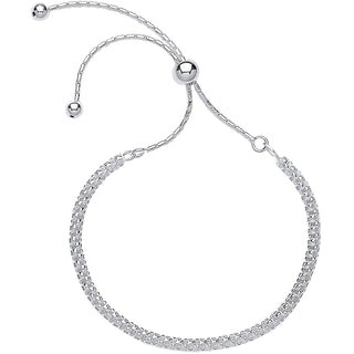 Silver Fancy Link Friendship Bracelet
