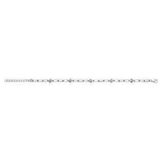 Silver Fancy Link Ladies Bracelet