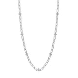 Silver Fancy Link Necklace