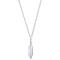 Silver Feather Necklace 16