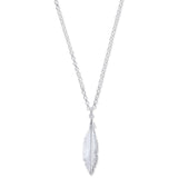 Silver Feather Necklace 16