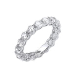 Silver Full Et CZ Ring