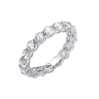 Silver Full Et CZ Ring