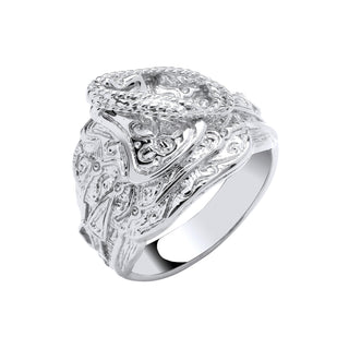 Silver Gents Saddle Ring 11.3g