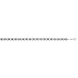 Silver Hollow 8mm Bead Chain/bracelet