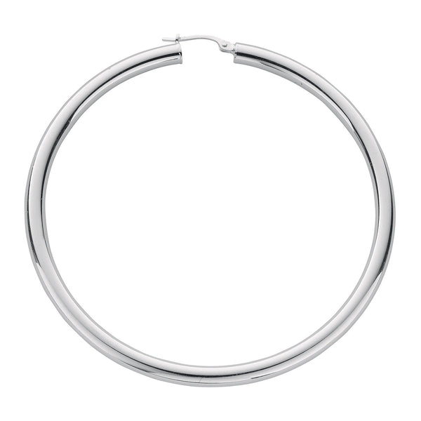 Silver Hoop Earrings 11g