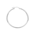 Silver Hoop Earrings 2.7g