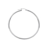 Silver Hoop Earrings 3.8g