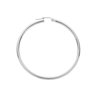Silver Hoop Earrings 3.8g