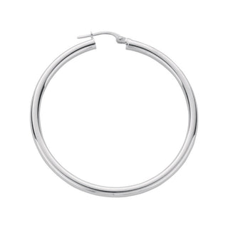 Silver Hoop Earrings 5.6g (£70)