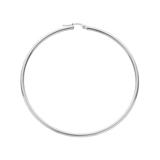 Silver Hoop Earrings 5.6g