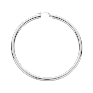 Silver Hoop Earrings 7.1g