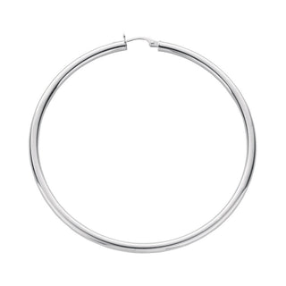 Silver Hoop Earrings 8.4g