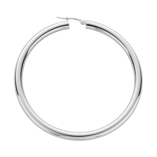 Silver Hoop Earrings 9.8g