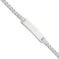 Silver Id Baby 6"/ladies 7" Bracelet 4g
