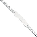 Silver Id Baby 6"/ladies 7" Bracelet 5.5g