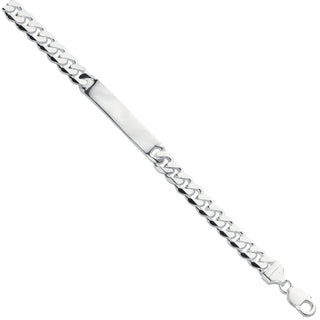 Silver Id Gents 8" Bracelet 33g
