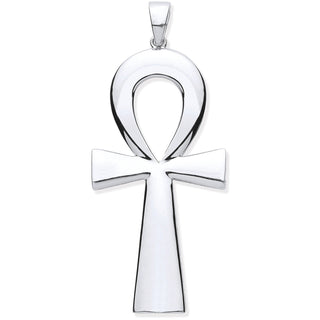 Silver Large Ankh Cross - Key Of Life