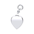 Silver Perfume/ashes Heart Holder Pendant