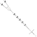 Silver Rosary Beads 28 48g