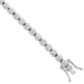 Silver Rubover CZ Tennis Bracelet