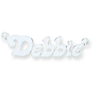 Silver Small Lazybones Nameplate With 16"/18"/20" Chain