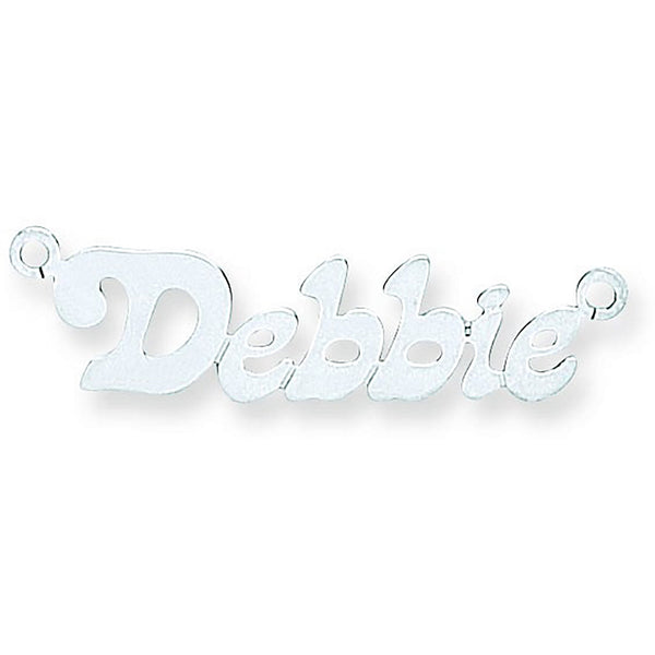 Silver Small Lazybones Nameplate With 16"/18"/20" Chain