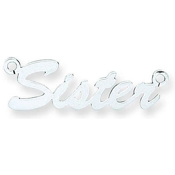 Silver Small Script Nameplate With 16"/18"/20" Chain