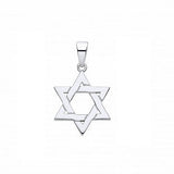Silver Star Of David Pendant