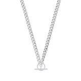 Silver T-bar Curb Chain Necklace/bracelet