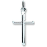 Silver Tubed Cross 1.6g