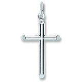 Silver Tubed Cross 3.1g