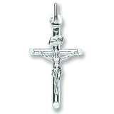 Silver Tubed Crucifix 1.8g
