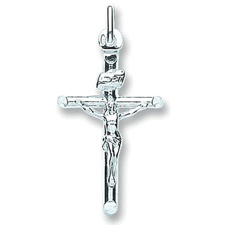 Silver Tubed Crucifix 1.8g