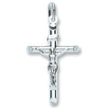 Silver Tubed Crucifix 3.4g