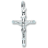 Silver Tubed Crucifix 3.4g