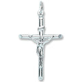 Silver Tubed Crucifix 4.6g