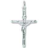 Silver Tubed Crucifix 4.6g