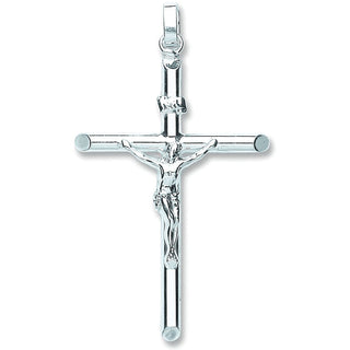 Silver Tubed Crucifix 5.8g
