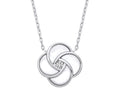 Silver White Shell Swirl Necklace